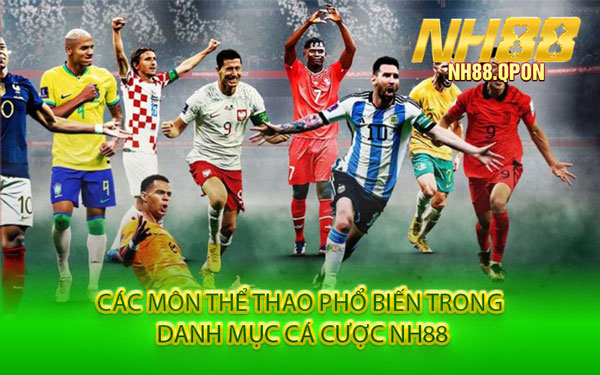 Các Môn Thể Thao Phổ Biến Trong Danh Mục Cá Cược NH88